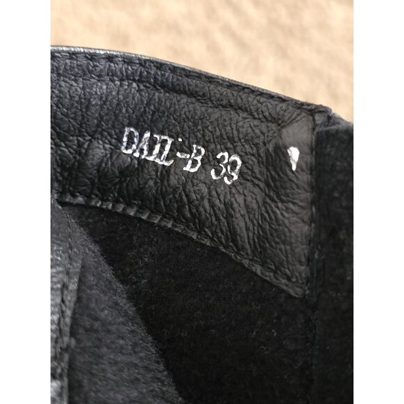 Spring Step Dail Black Leather Ankle Bootie Women's Size 39/ 8.5 EUC - Picture 7 of 7